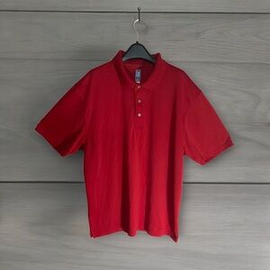 Pga Tour Men’s Big & Tall Air-Flux Red Golf Polo Short Sleeve T-Shirt | Sz: XXL